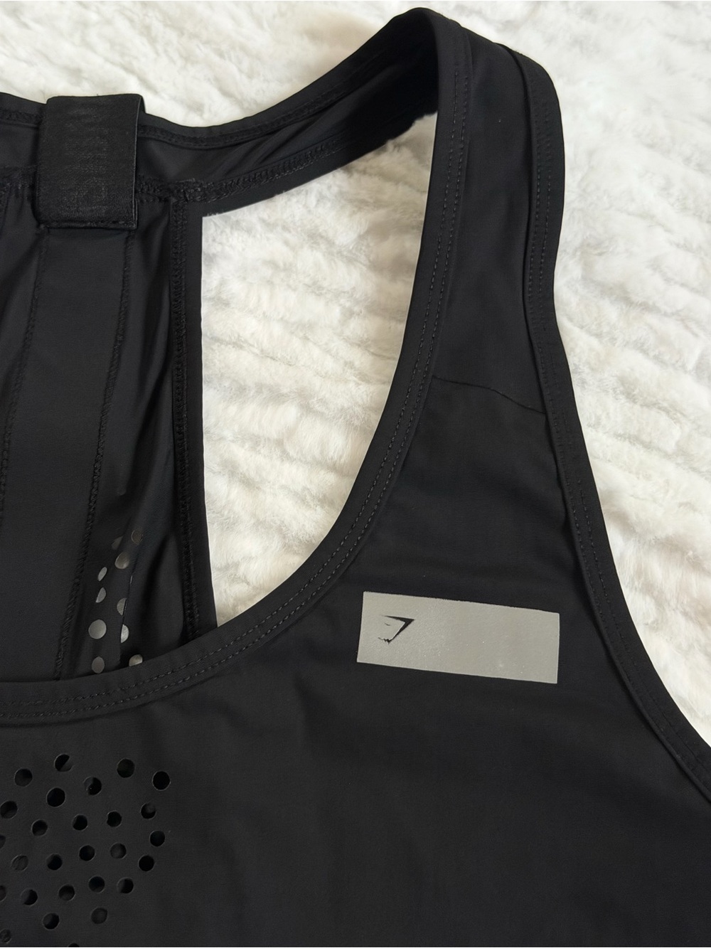 Gymshark Black Racerback Tank - Picture 3 of 6